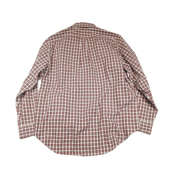 Lauren Ralph Lauren Shirt Mens XL Red Plaid Long Sleeve Button Up Non-Iron - Picture 6 of 7